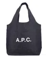 Apc Small Ninon Tote Bag In Blue