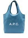 Apc Blue Ninon Tote In Blue