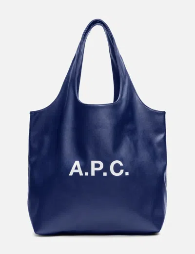 Apc Ninon Tote Bag In Blue