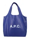 Apc A.p.c. Ninon Tote Bag In Blue