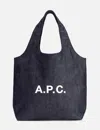 Apc Ninon Tote Bag In Blue