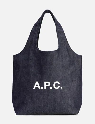 Apc Ninon Tote Bag In Blue