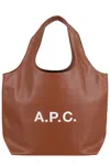 Apc A.p.c. Tote Ninon Bags In Brown