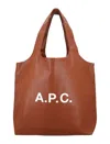 Apc A.p.c. Ninon Tote Bag In Brown