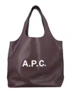 Apc A.p.c. Ninon Tote Bag In Brown