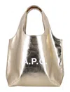 Apc A.p.c. Ninon Tote Bag In Gold