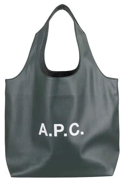 Apc A.p.c. Ninon Tote Bag In Gray
