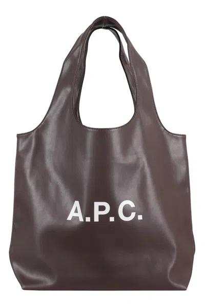 Apc Ninon Tote Bag In Gray