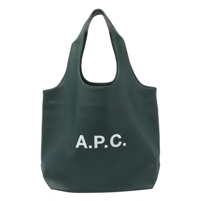 Apc Ninon Tote Bag In Green