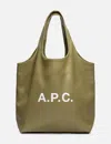 Apc Ninon Tote Bag In Green