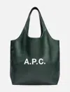 Apc Ninon Tote Bag In Green
