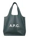 Apc A.p.c. Ninon Tote Bag In Green