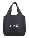 Apc Denim Ninon Shopping Bag In Indigo