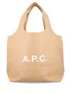 Apc Ninon Tote Bag In Neutrals