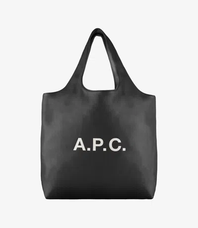 Apc Black Ninon Tote In Lzz Black