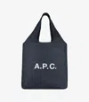 Apc Ninon Tote Bag One Size Indigo In Indigo