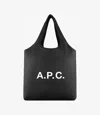 Apc Small Ninon Tote Bag In Lzz - Black