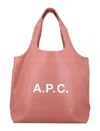 Apc A.p.c. Ninon Tote Bag In Pink