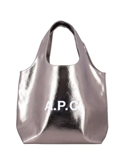 Apc Ninon Tote Bag In Neutral
