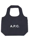 Apc A. P.c. "ninon" Tote Bag In Blue
