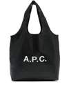 Apc A.p.c. Ninon Canvas Tote Bag In Black