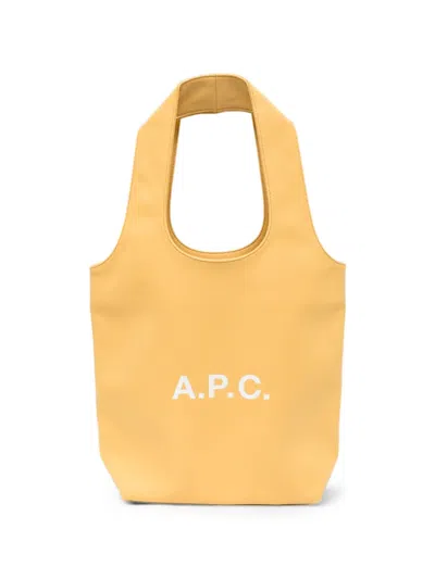 A.p.c. Ninon Tote Bag In Yellow