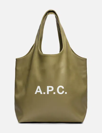 A.p.c. Ninon Tote Bag In Yellow/黄色/黃色/옐로우/イエロー