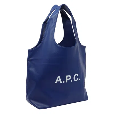 Apc A.p.c. Ninon Tote In Blue