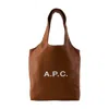 A.p.c. Borsa Tote Ninon Small In Brown