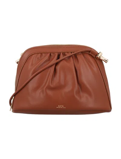 Apc Bourse Ninon Crossbody Bag In Brown