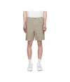 Apc Khaki Norris Shorts In Nude