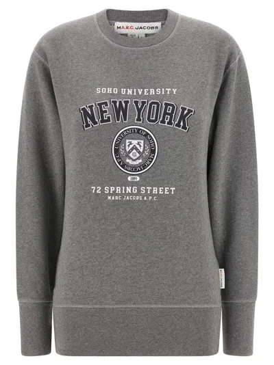 Apc A.p.c. 'ny'  Capsule Sweatshirt For Marc Jacobs In Gray