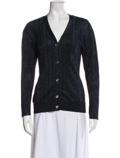 Pre-owned Apc Nylon Printed Evening Jacket In Blue