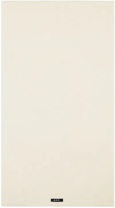 Apc Off-white Bob Scarf In Aad Ecru