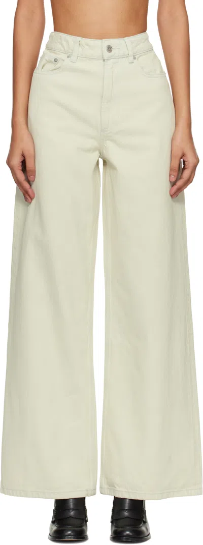 Apc Off-white Clyde Jeans In Neutral