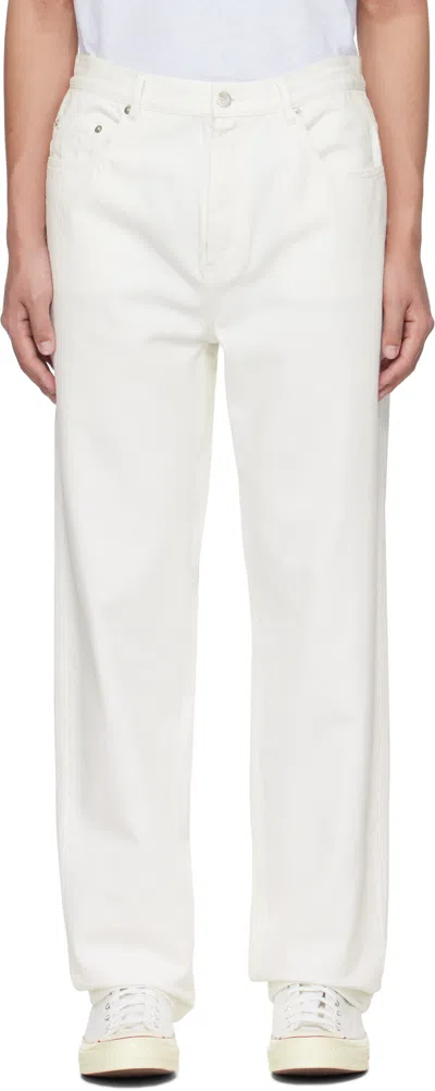 Apc Off-white Fairfax Jeans In Aab White