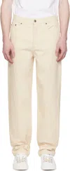 Apc Off-white Fairfax Jeans In Aad Ecru