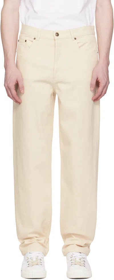 Apc Off-white Fairfax Jeans In Aad Ecru