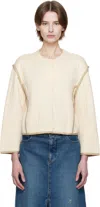 Apc Off-white Garance Jacket In Aad Ecru