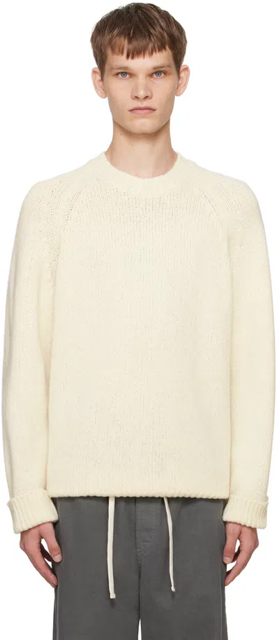 Apc Off-white Harris Sweater In Aad Ecru