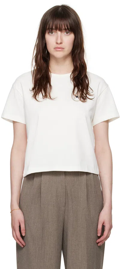 Apc Off-white Jeremy T-shirt In Blanc/dark Navy