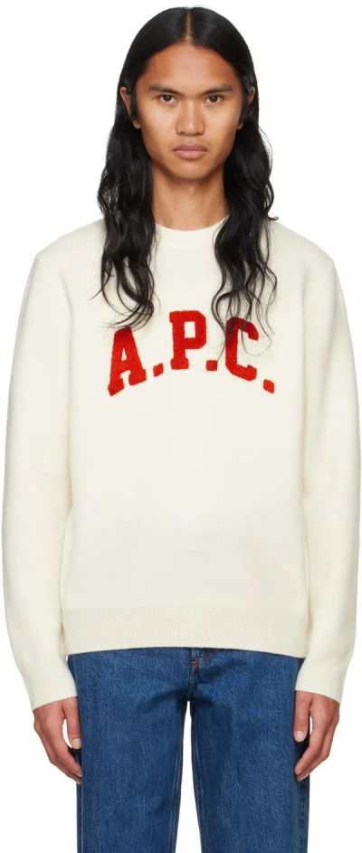 APC OFF-WHITE JOSHUA SWEATER