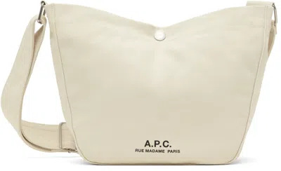 Apc Off-white Journal Small Bag In Baa Beige