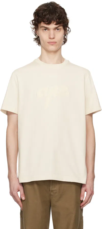 Apc Off-white Lenny T-shirt In Aae Mastic