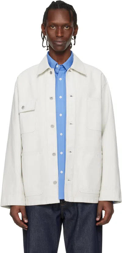 A.p.c. Off-white Loose-fit Overshirt