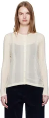 Apc Off-white Lorie Cardigan In Neutral