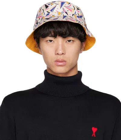 Apc Off-white Reversible Mark Bucket Hat In Aac Off White