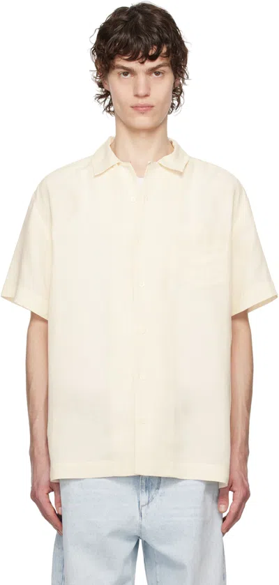 Apc Off-white Roy Shirt In Aad Ecru