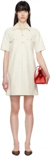 Apc Off-white Selia Minidress In Aac Off White