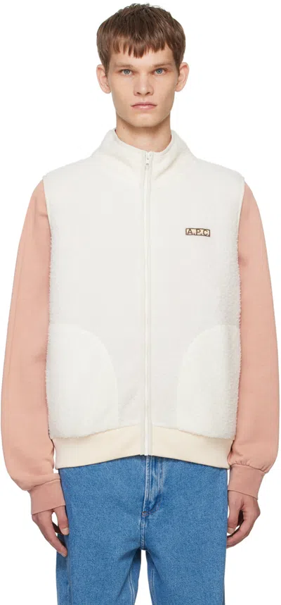 Apc Off-white Sequoia Vest In Aac Off White